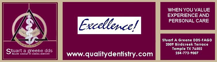 Temple Texas Cosmetic Dentist Stuart A Greene